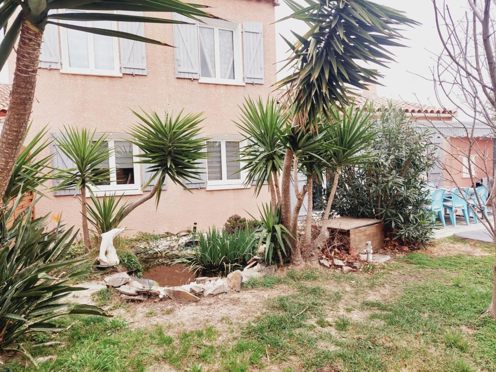 Charmante Villa Equipee, Piscine Le Soler Exterior photo